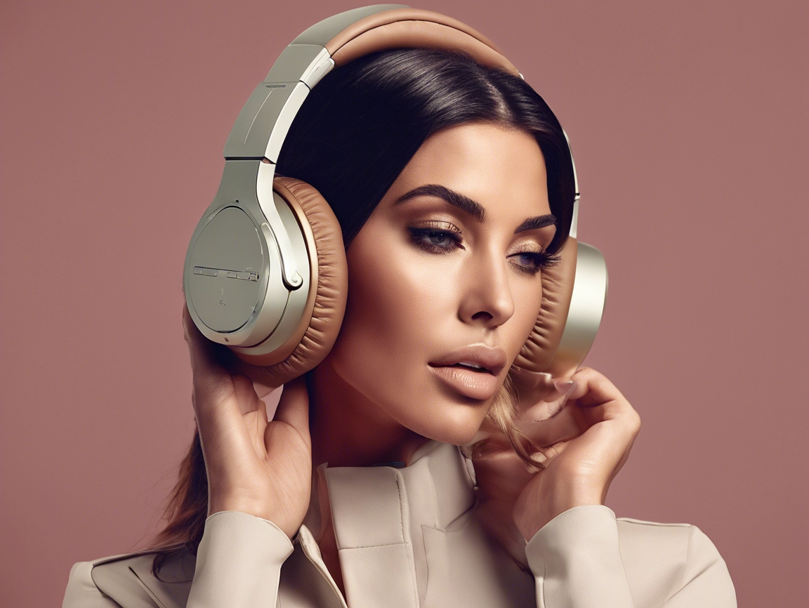 Beats Studio Pro x Kim Kardashian – Bluetooth Noise Cancelling Headphones with AppleCare+ (2 Years) – Moon