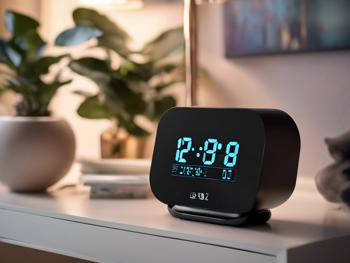 All-new Amazon Echo Spot (2024 release), Smart alarm clock with vibrant sound + Alexa, Black